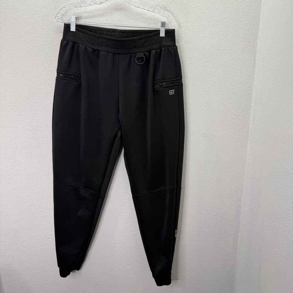 Born Tough Momentum Black Athletic Tech Pants Jogger Sweatpants Size Large Men's
